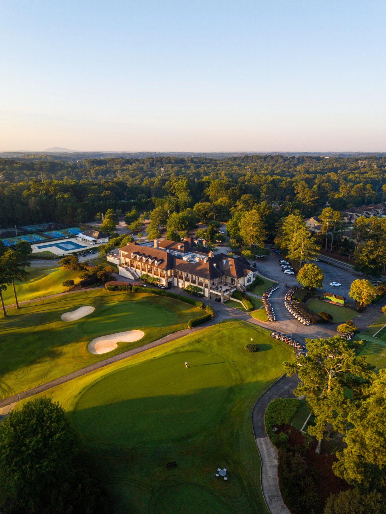 Berkeley Hills Country Club aerial photograph 1