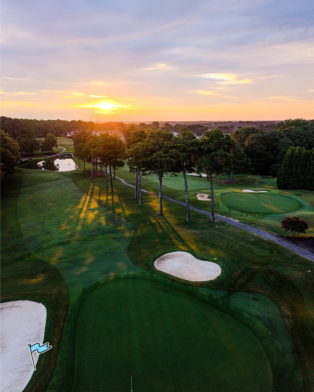 Berkeley Hills Country Club aerial photograph 5