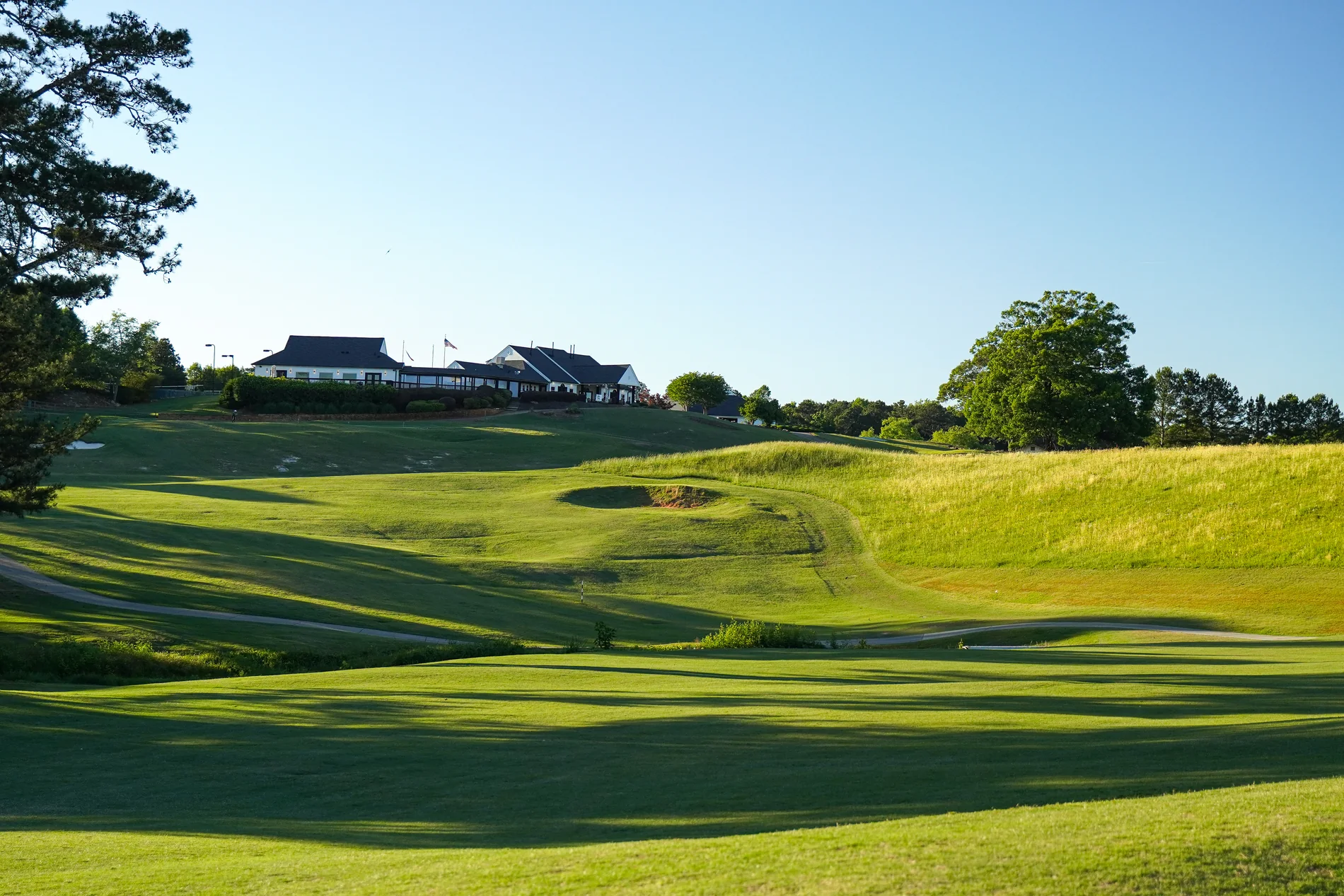 Golf course landscape