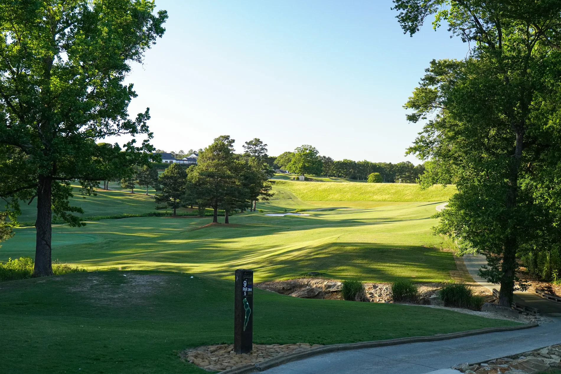Golf course landscape