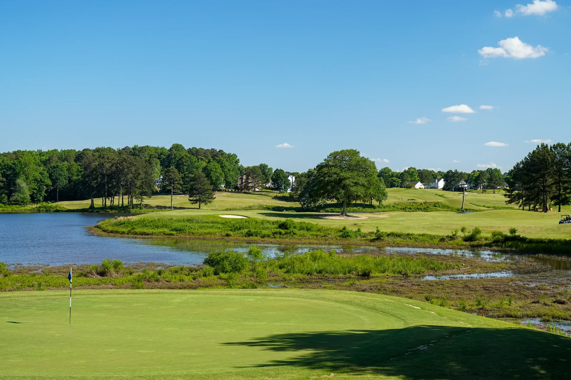 Golf course landscape
