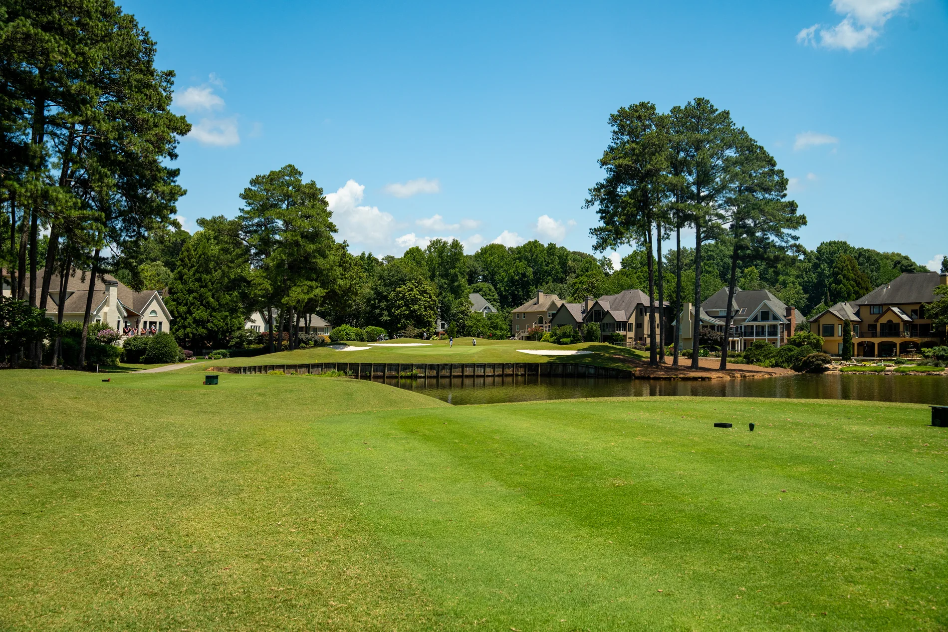 Golf course drone visual